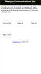Mobile Screenshot of newtypetranslations.com