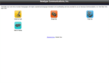 Tablet Screenshot of newtypetranslations.com